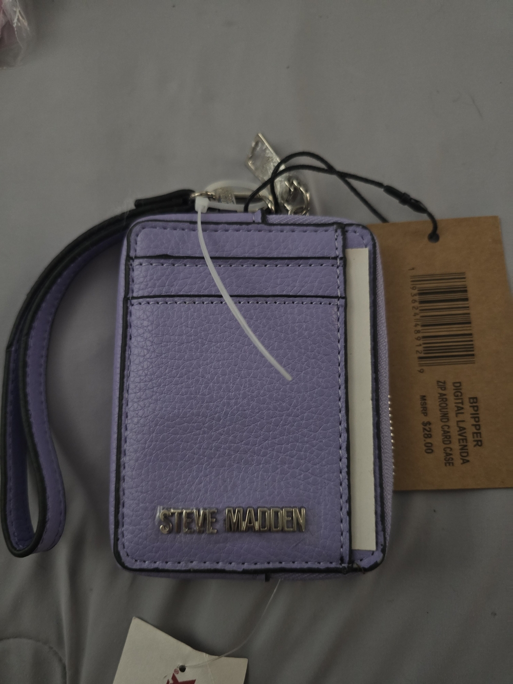 Steve Madden Lilac Cardholder Wristlet